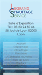 Mobile Screenshot of legrand-chauffage-service.com